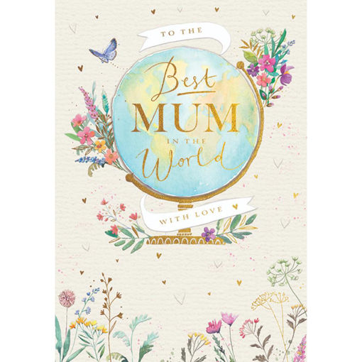 Picture of BEST MUM IN THE WORLD BIRTHDAY CARD